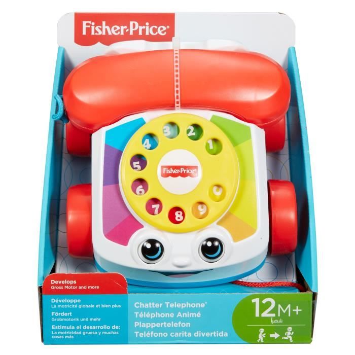 Fisher-Price - Le Téléphone Animé - Jouet d'éveil - 12 mois et + FGW66