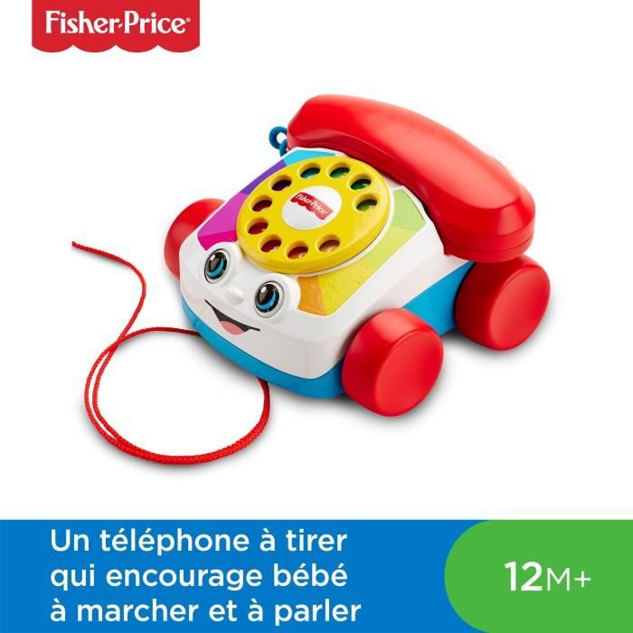 Fisher-Price - Le TÈlÈphone AnimÈ - Jouet d'Èveil - 12 mois et + FGW66