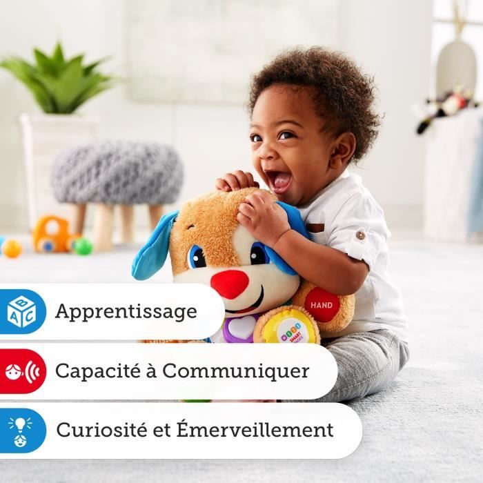 Fisher-Price - Nouveau Puppy Interactif - Peluche interactive - 6 mois et + FPM44