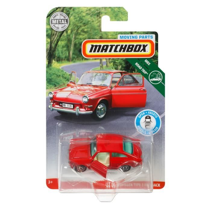Matchbox - Véhicules a Pieces Mobiles - Petite Voiture - Des 3 ans