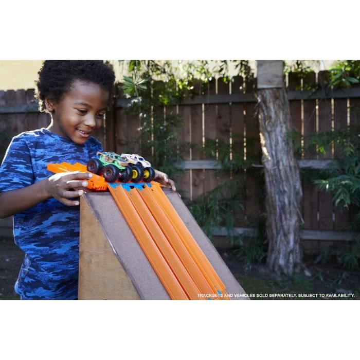 Hot Wheels - Coffret 2 vÈhicules Monster Truck Double DÈmolition - Petites Voitures - 3 ans et + FYJ64