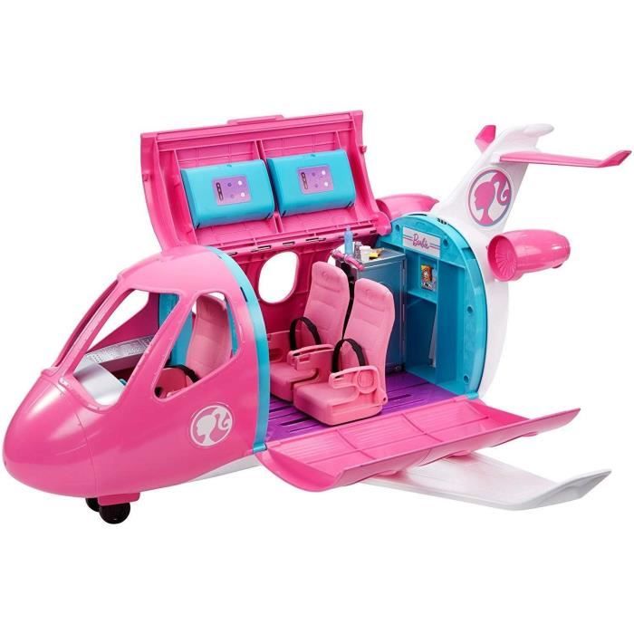 Barbie - L'Avion de Reve de Barbie - VÈhicule PoupÈe Mannequin - 3 ans et + GDG76