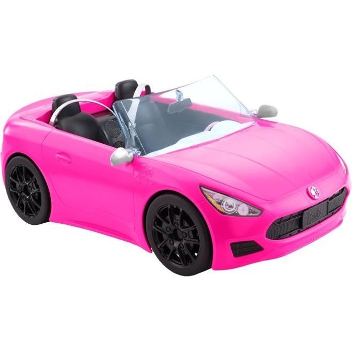 Barbie - Voiture Cabriolet de Barbie - VÈhicule poupÈe mannequin - Des 3 ans HBT92