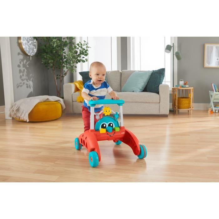 Fisher-Price-Trotteur a 2 côtés Rythme Stable et Régulier HJP43