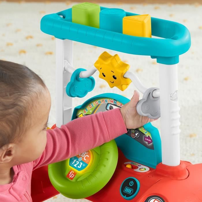Fisher-Price-Trotteur a 2 côtés Rythme Stable et Régulier HJP43