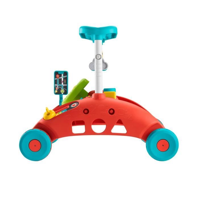 Fisher-Price-Trotteur a 2 côtés Rythme Stable et Régulier HJP43