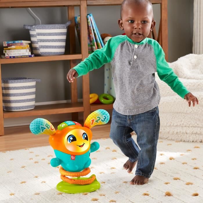 Fisher-Price-Mon Petit DJ, jouet d'éveil musical, version française HJP88