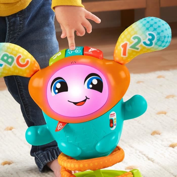 Fisher-Price-Mon Petit DJ, jouet d'éveil musical, version française HJP88