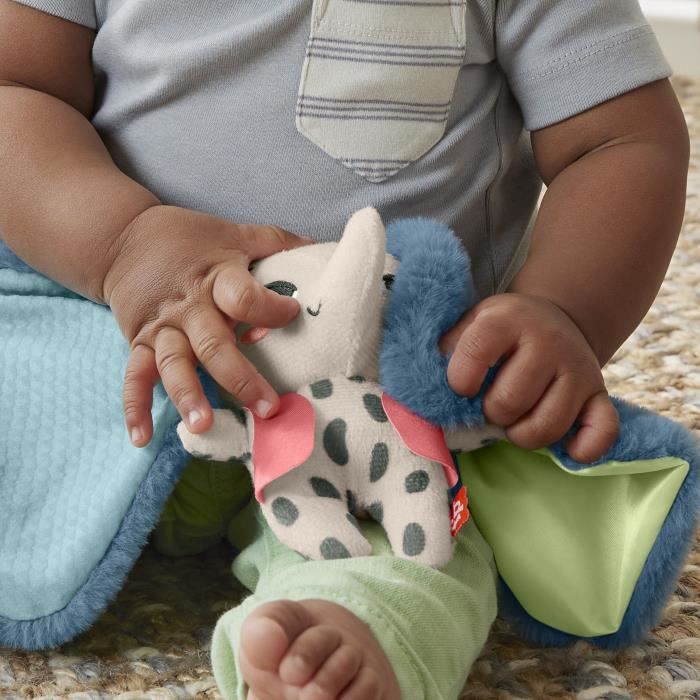 Fisher-Price-Tembo, mon Doudou …lÈphant-Peluche pour nouveau-nÈs HKD63