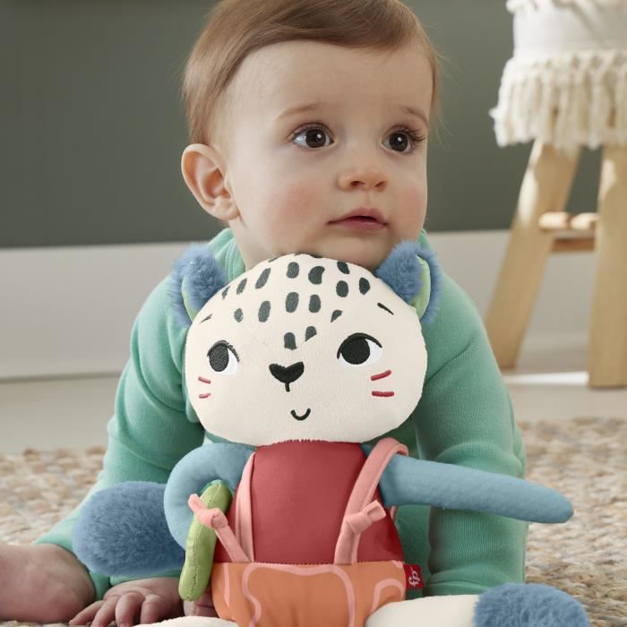 Fisher-Price-Uncia, mon LÈopard des Neiges-Jouet d'Èveil pour bÈbÈ HKD64