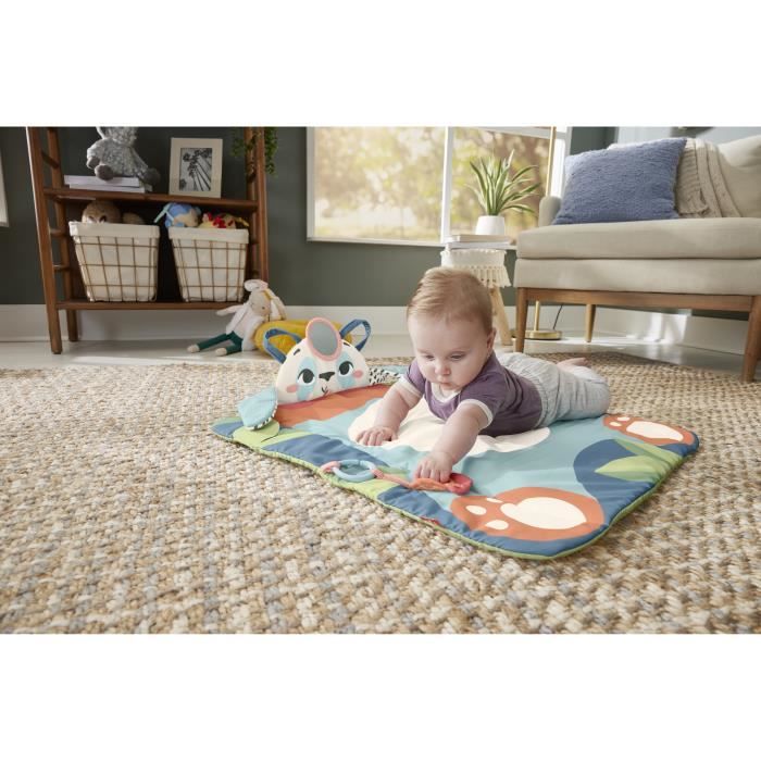 Fisher-Price-Panda a Rouler-Tapis d'éveil avec 2 jouets HKD65