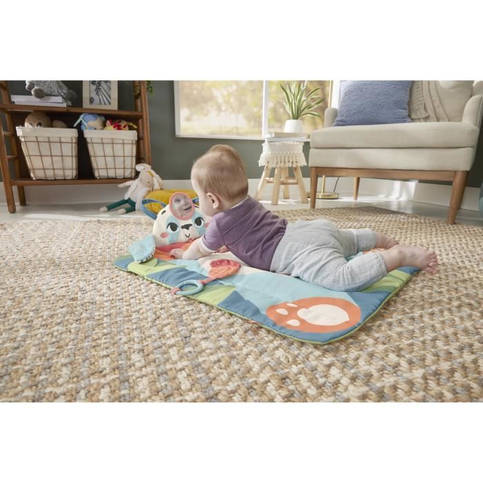Fisher-Price-Panda a Rouler-Tapis d'éveil avec 2 jouets HKD65