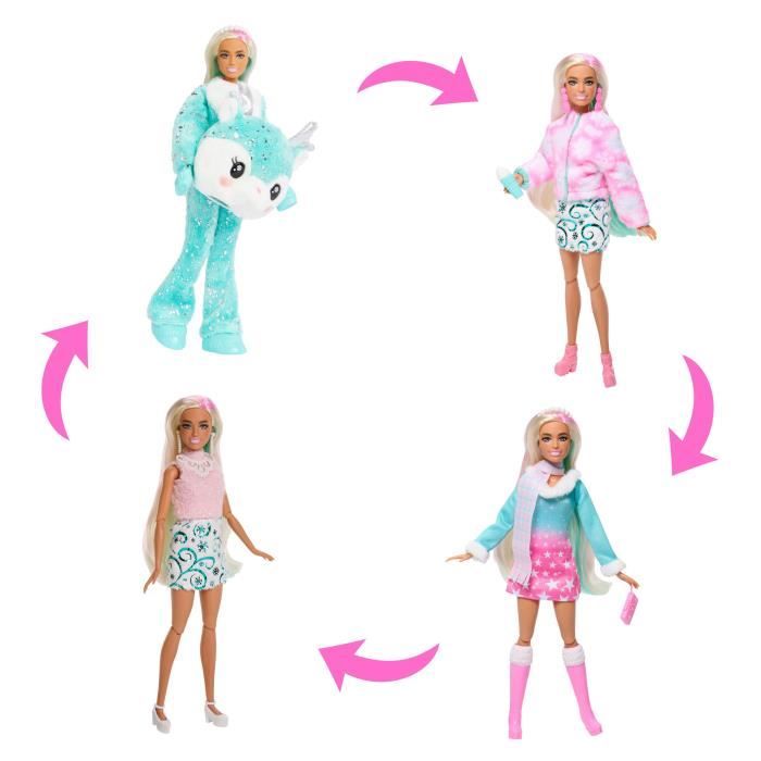 Barbie-Calendrier de l'Avent Cutie Reveal-1†poupÈe et 24†surprises HJX76