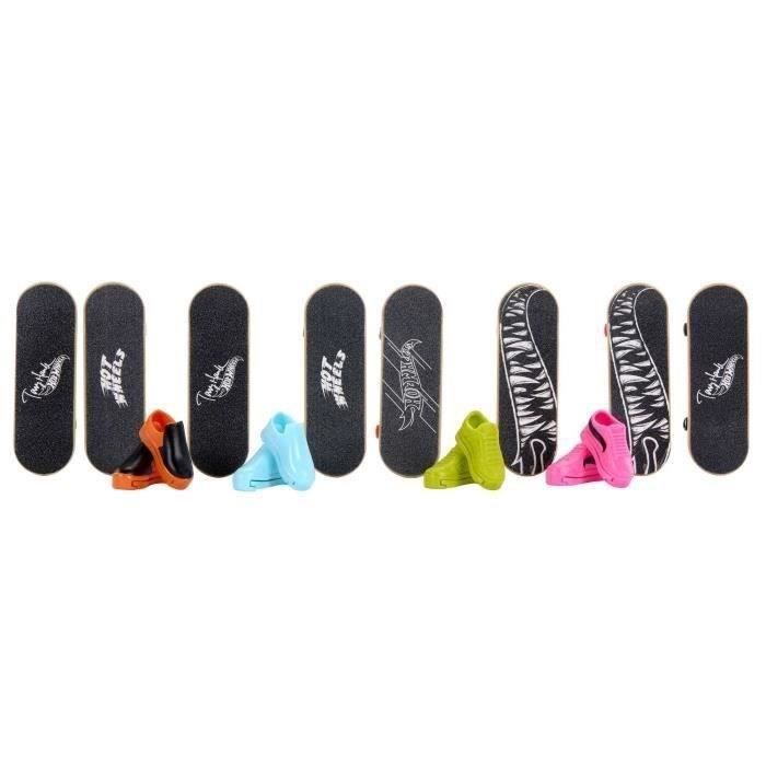 Hot Wheels-Skate-Fingerskate Tony Hawk-Pack fingerboards et chaussures HMY19