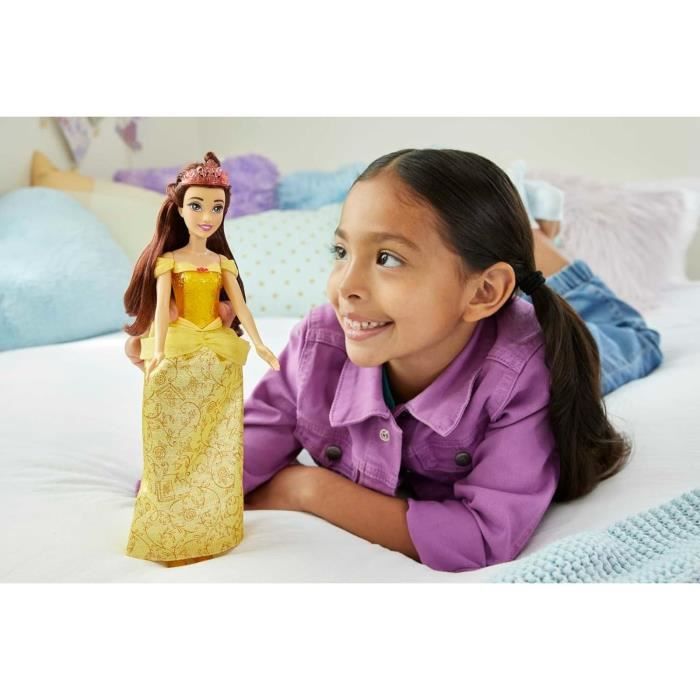 Belle Poupée 29 cm, Mattel Poupée Disney Princesses habillage et accessoires HLW11