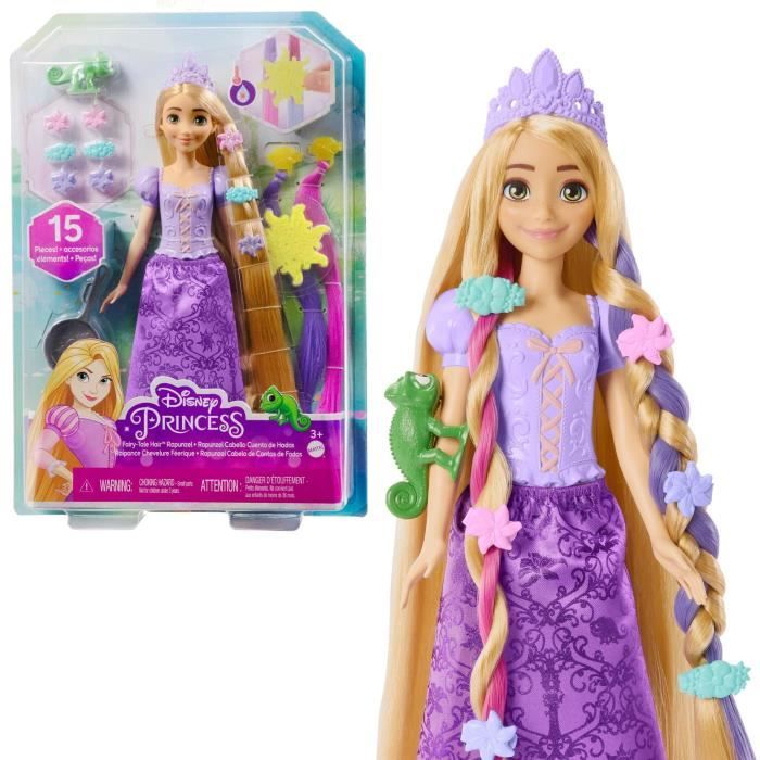 Raiponce Chevelure Conte de fÈes Mattel PoupÈe Disney Princesses HLW18