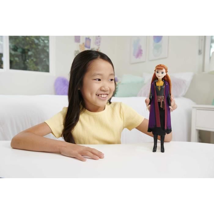 La Reine des Neiges 2-Anna-Mattel Poupée Disney avec habillage et accessoires HLW50