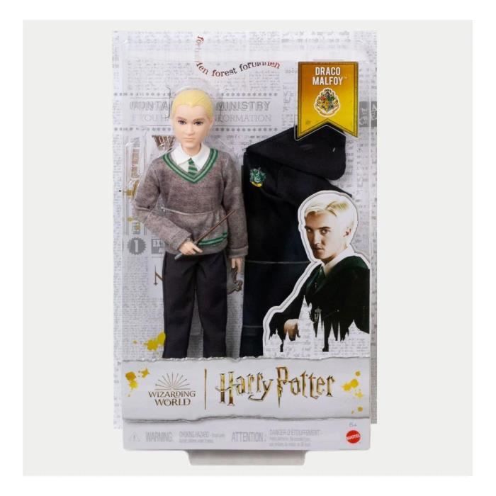 Harry Potter-Drago Malefoy-PoupÈe avec habillage et accessoire HMF35