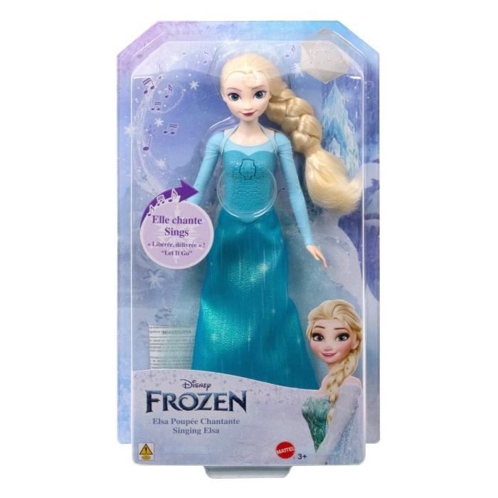 La Reine des Neiges-Elsa-Mattel PoupÈe Chantante Disney ´†LibÈrÈe, dÈlivrÈe†ª HMG31
