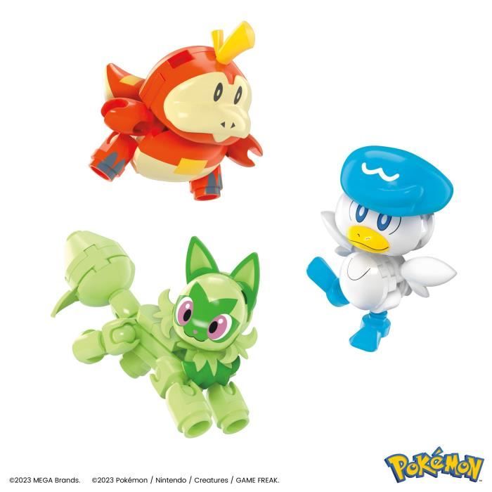 MEGA-Pokémon-Coffret construction 4 figurines et 1 Poké Ball (79 pcs) HPX92