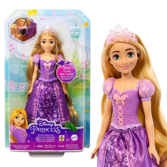 Raiponce Mattel PoupÈe Disney Princesses - PoupÈe Chantante HPH55