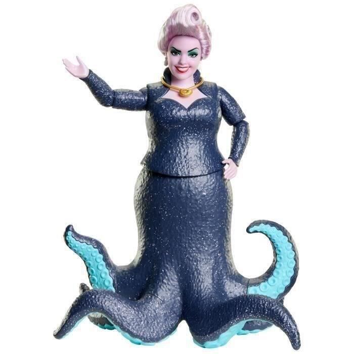 Disney-PoupÈe La Petite Sirene Ursula, avec accessoire HLX12