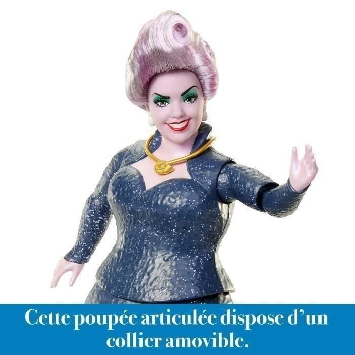 Disney-PoupÈe La Petite Sirene Ursula, avec accessoire HLX12