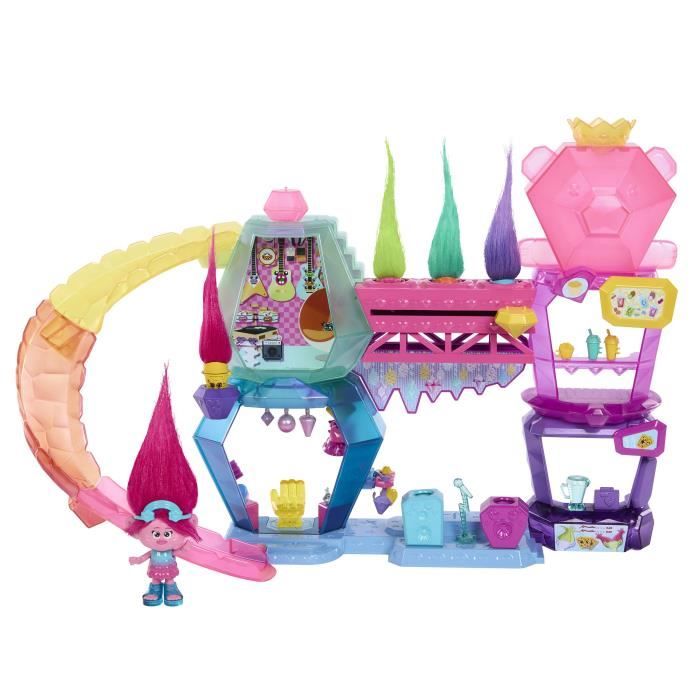 DreamWorks-Les Trolls†3-Coffret Mont Rageous, poupÈe et accessoires HNF24
