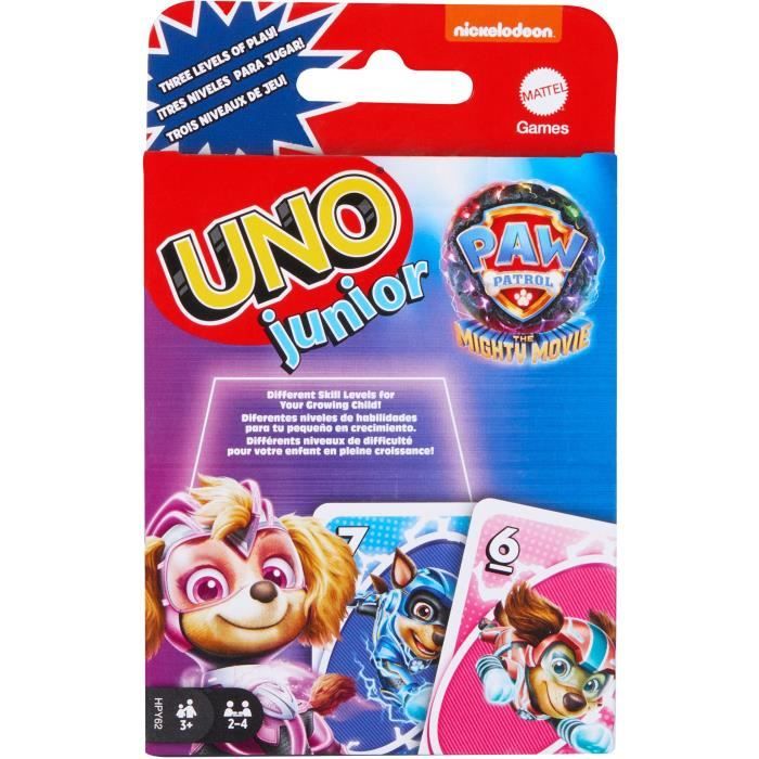 Mattel Games - Uno Junior-Pat' Patrouille : La Super Patrouille-Jeu de cartes HPY62