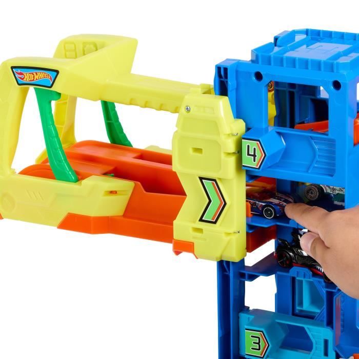 Hot Wheels City-Garage Ultime-Coffret avec 2†voitures incluses HKX48