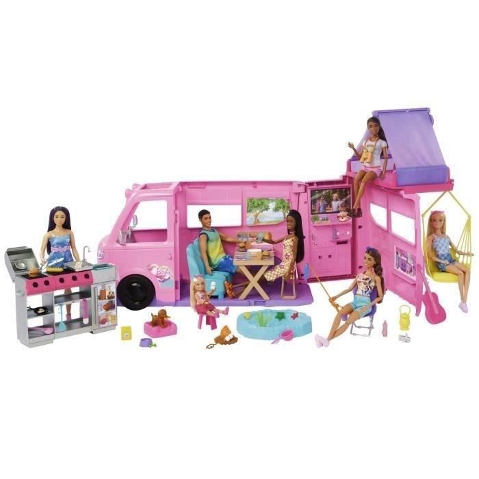 Barbie - Coffret Camping-Car de Reve avec plus de 60 accessoires - Barbie - HRJ78