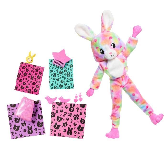 Barbie-Barbie Cutie Reveal-PoupÈe lapin Reve ColorÈ avec 10†surprises HRK38