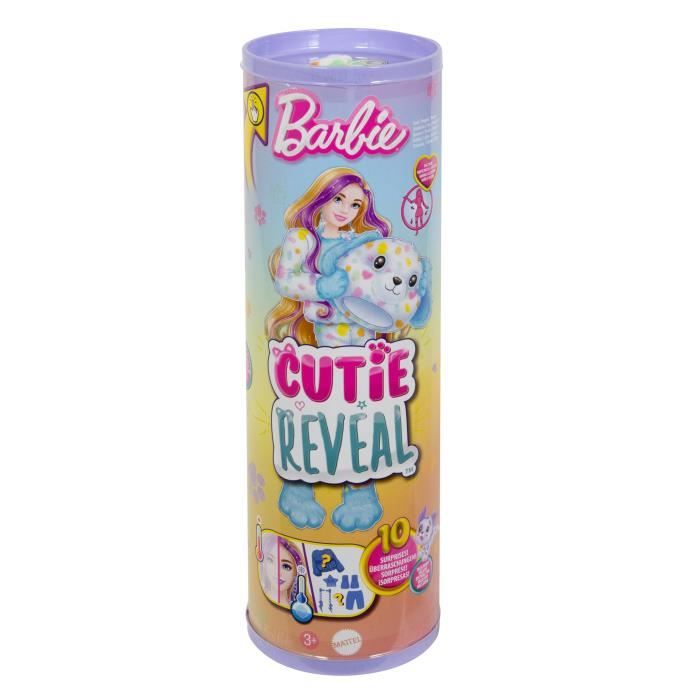 Barbie-Barbie Cutie Reveal-PoupÈe dalmatien Reve ColorÈ, 10†surprises HRK41