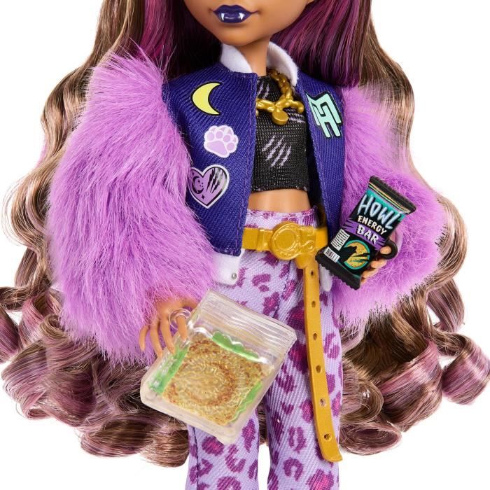 Monster High-Clawdeen Wolf-Poupée avec chien Crescent et accessoires HRP65