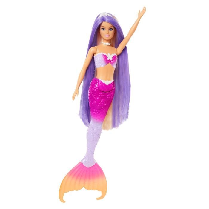 Barbie-Sirene « Malibu »-Poupée avec changement de couleur HRP97