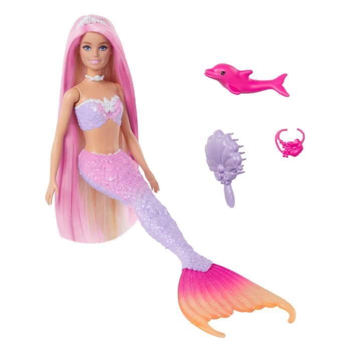 Barbie-Sirene « Malibu »-Poupée avec changement de couleur HRP97