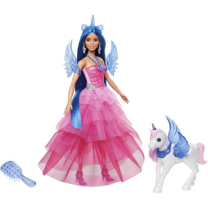 Barbie Princesse Saphir - Licorne PoupÈe - 65 ans de Barbie Mattel HRR16