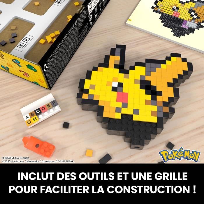 MEGA-Pokémon-Pikachu-Coffret de construction rétro 400 pieces - MEGA Pokémon - HTH74
