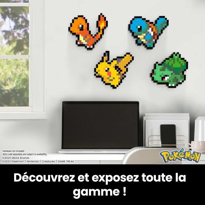MEGA-Pok?mon-Salam?che-Coffret de construction r?tro 349 pi?ces - MEGA Pok?mon - HTH76