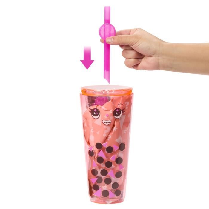 Barbie-Pop Reveal-PoupÈe parfumÈe sÈrie Bubble Tea avec accessoires HTJ22