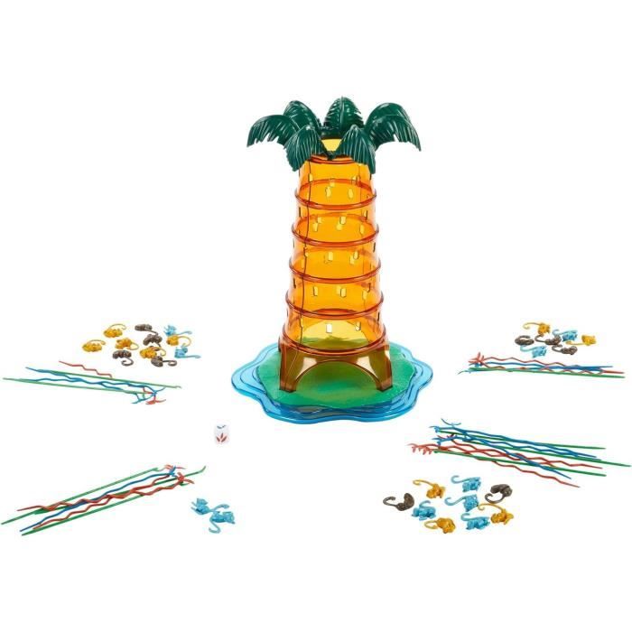 SOS Ouistiti : Panique dans l'arbre-Jeu de société familial HTW65 Mattel Games