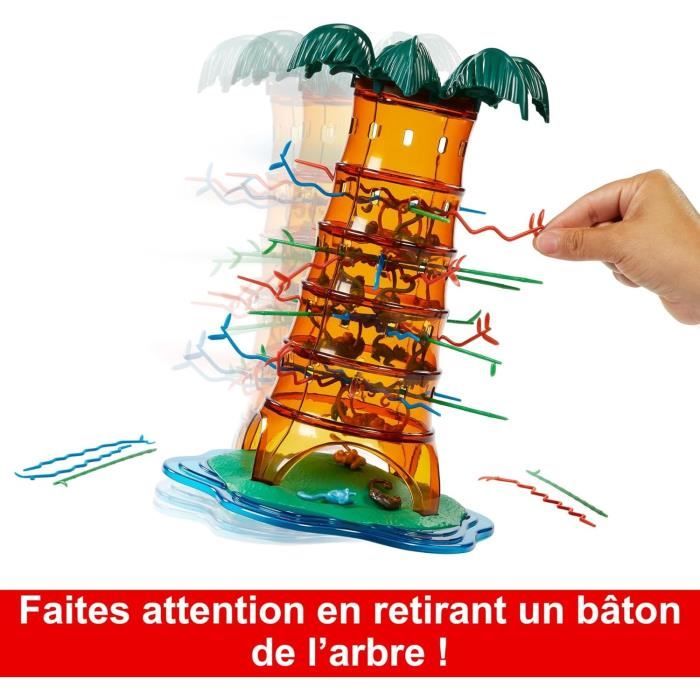 SOS Ouistiti : Panique dans l'arbre-Jeu de société familial HTW65 Mattel Games