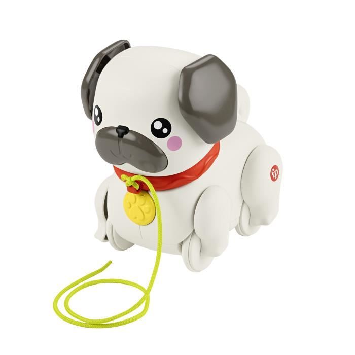 Fisher-Price Mon Carlin a promener - Jouet a tirer pour bébé - des 12 mois - HTW94
