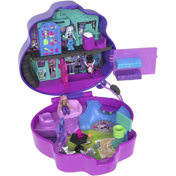 Polly Pocket-Monster High-Coffret 3 mini-figurines et 10 accessoires HVV58