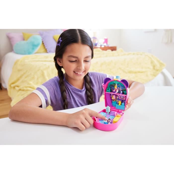 Polly Pocket-Panda Bubble Tea-Coffret avec 2 mini-figurines et panda HWN95