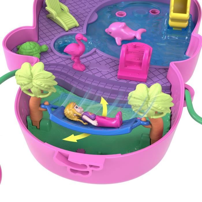 Polly Pocket-Maman Singe et Son Bébé-Coffret 2 mini-figurines HWP04