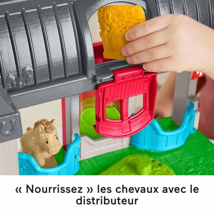 FISHER-PRICE Little People-L'écurie des Joyeux Chevaux avec 6 éléments - Fisher-Price - HWR84