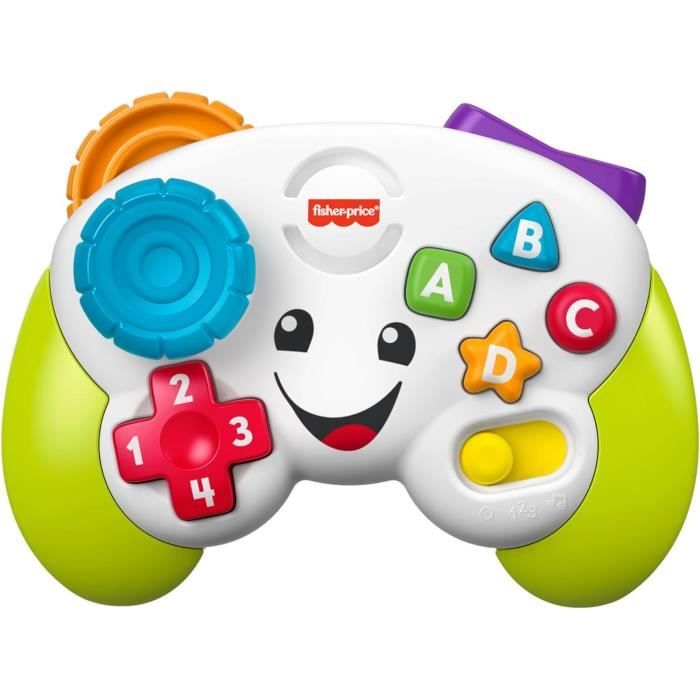 Fisher-Price-Manette de jeu et d'apprentissage Rires et …veil HXB63