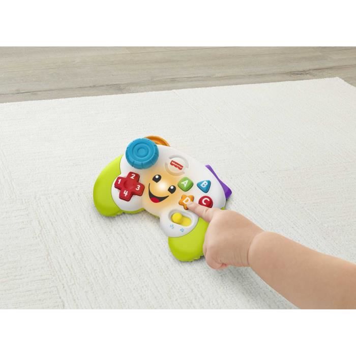 Fisher-Price-Manette de jeu et d'apprentissage Rires et …veil HXB63