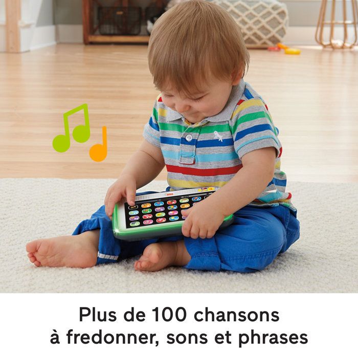 Fisher-Price-Ma Tablette Rires et Éveil-Tablette musicale en français HXB67